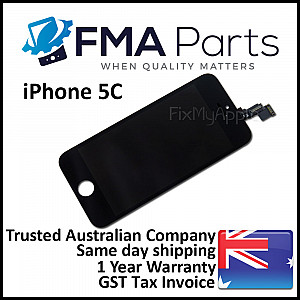 [Refurbished] LCD Touch Screen Digitizer Assembly - Black for iPhone 5C